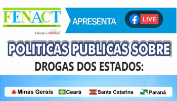 Live do projeto “Políticas Públicas sobre Drogas”, tem especialistas de três regiões